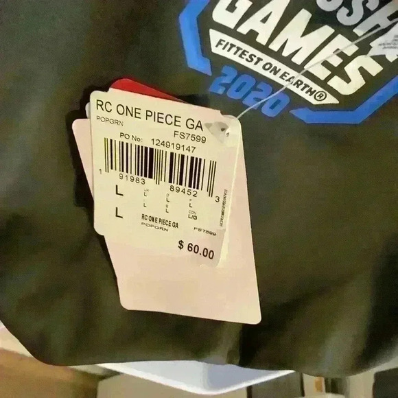 Reebok CrossFit One Piece Low back Bathing suit Size Large - Picture 4 of 5